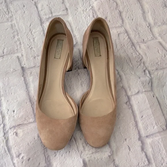🔵Cole Haan Tan Suede Heels Elegant Design - Picture 15 of 16